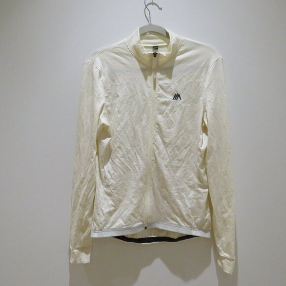 CIMA CIMACOPPI V5 Merino Wool Cycling Zip Up Jacket in Cream Outdoor Size L - Picture 2 of 14